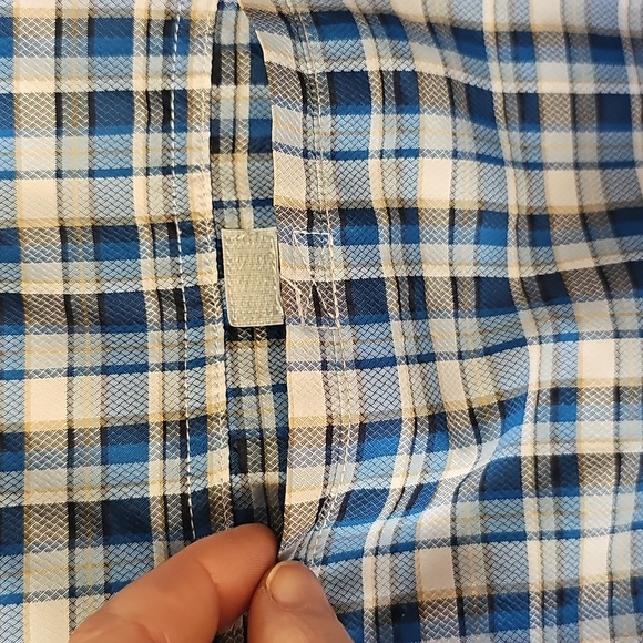 Eddie Bauer East Moisture Wicking Men's Long Sleeve Button Up Shirt Size TXL - Picture 3 of 6